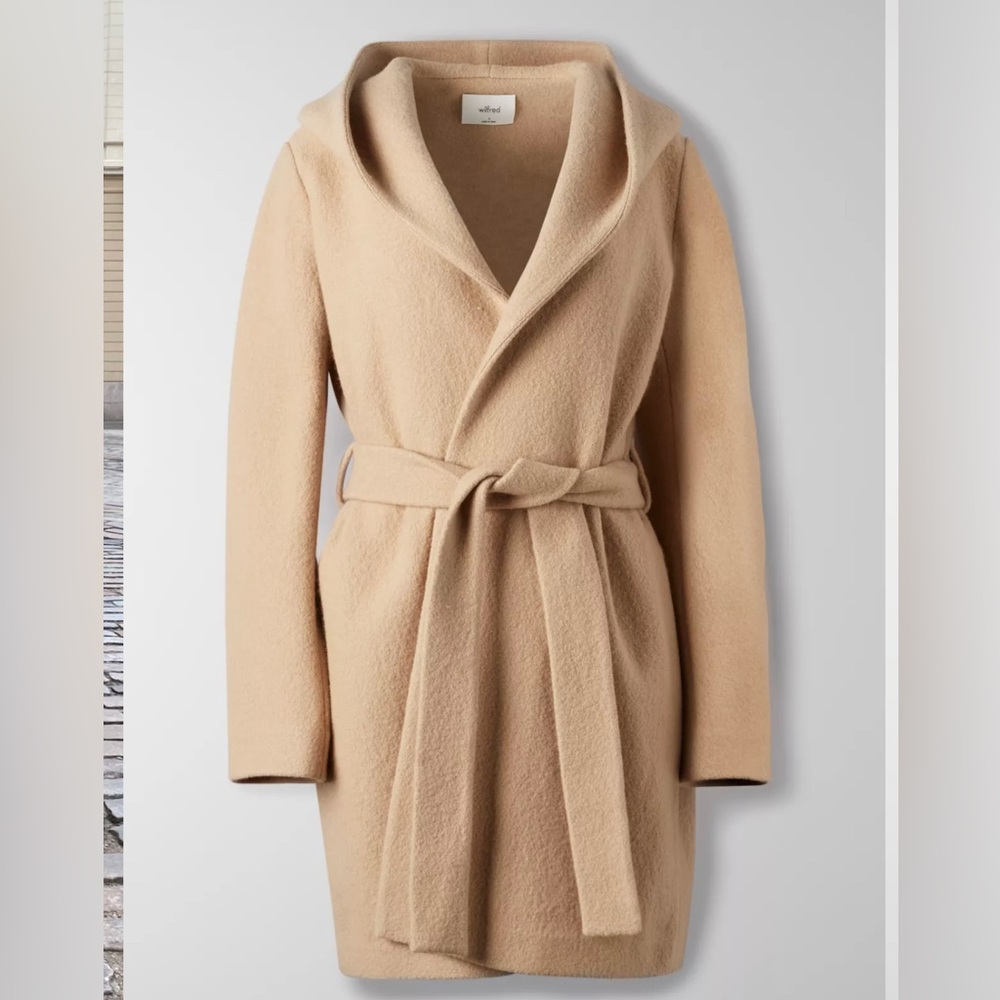 Wilfred Acre Robe Coat, Colour: Chasm (Tan). Size: XXS